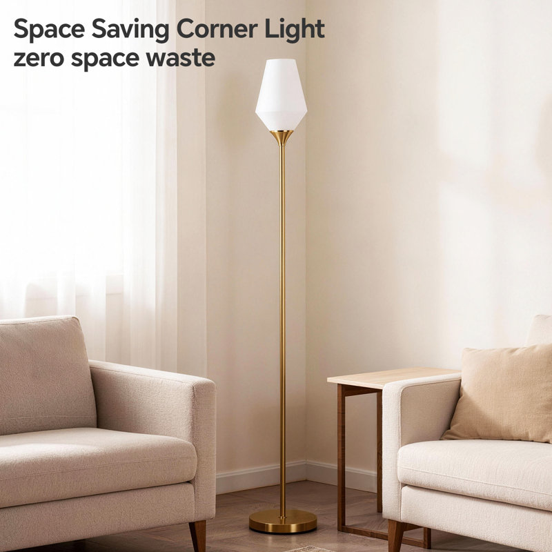 George Oliver 70'' Torchiere Floor Lamp & Reviews | Wayfair